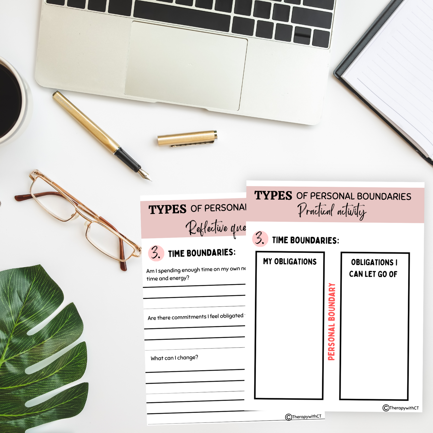 Personal Boundaries Workbook (56 pages)