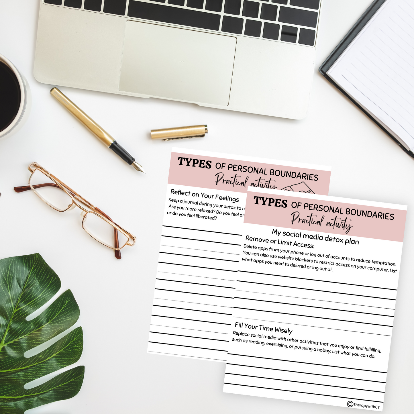 Personal Boundaries Workbook (56 pages)