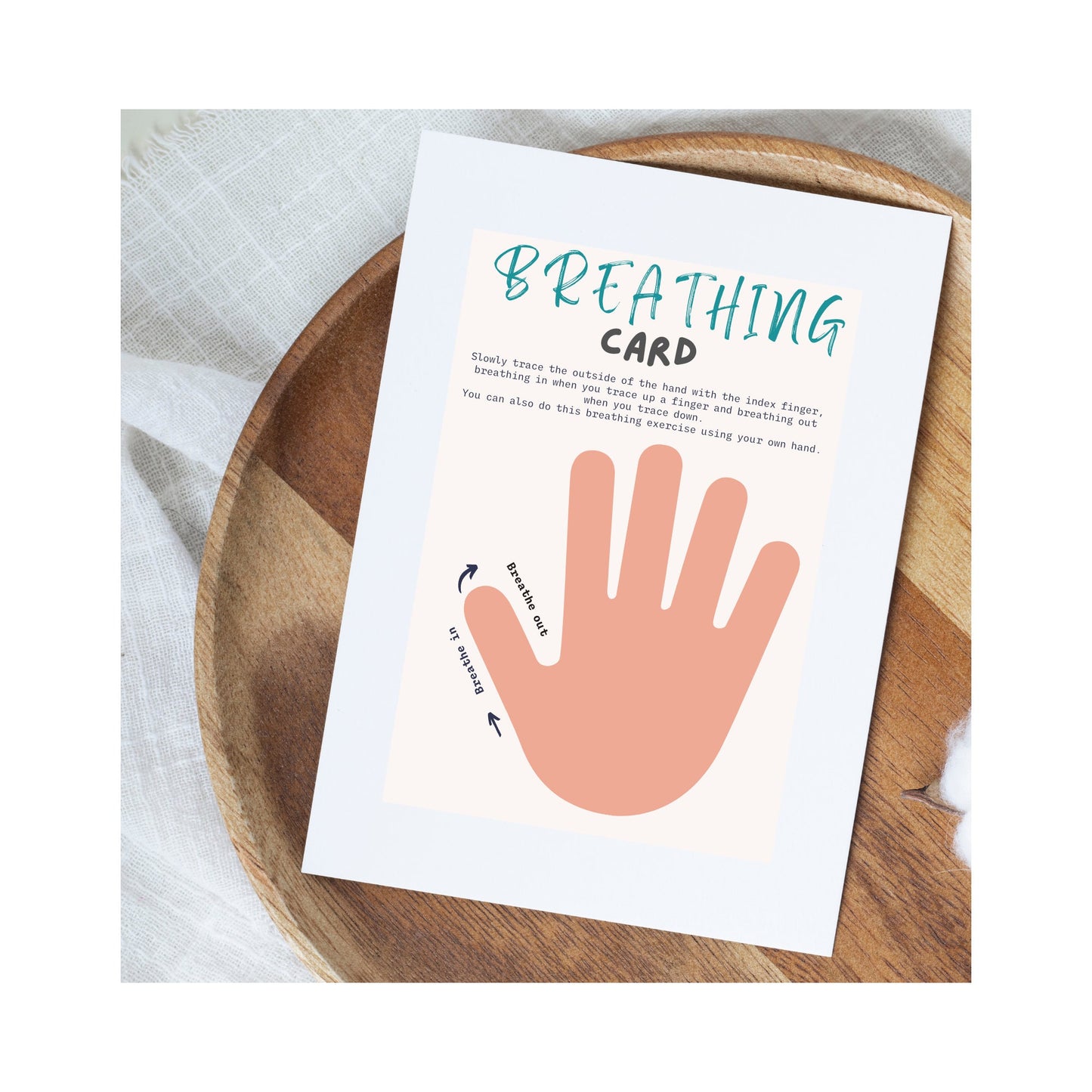 Mindfulness Breathing Toolkit: Flashcards & Posters