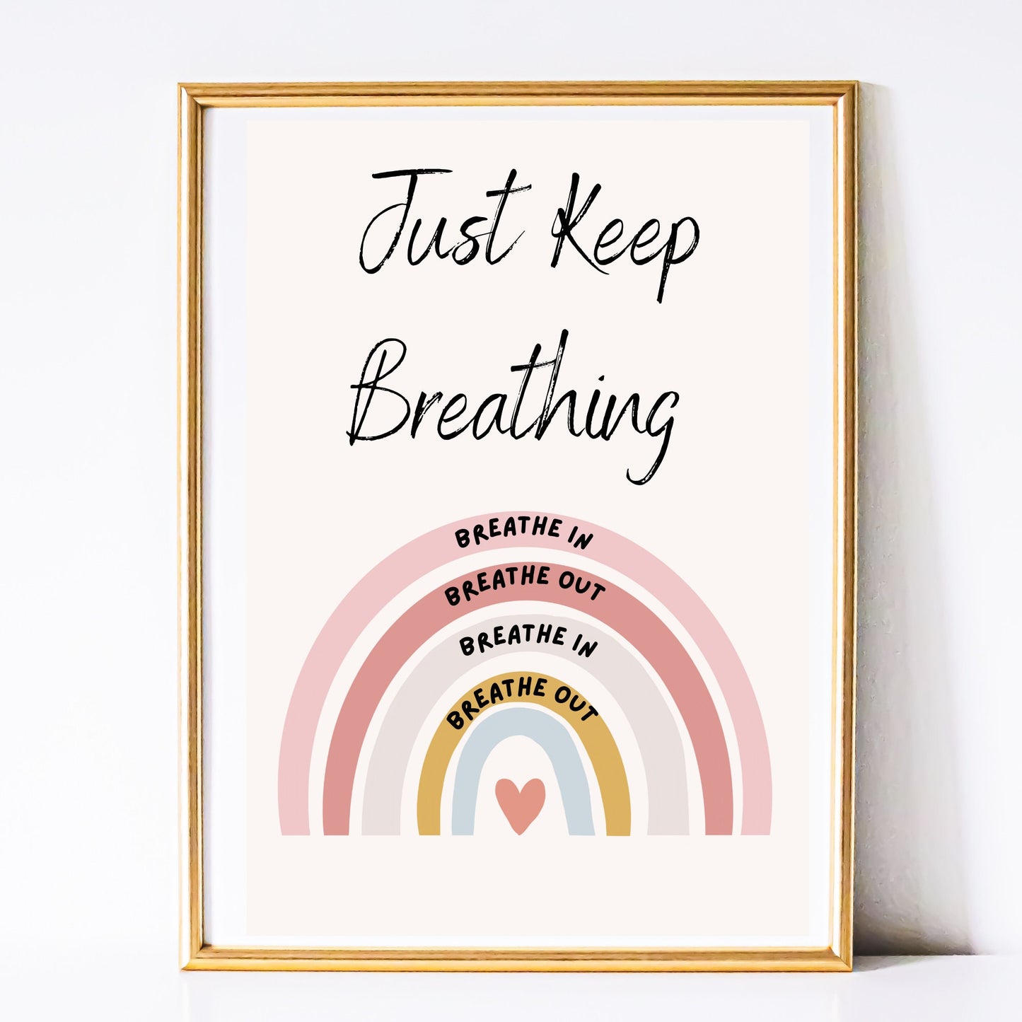Mindfulness Breathing Toolkit: Flashcards & Posters