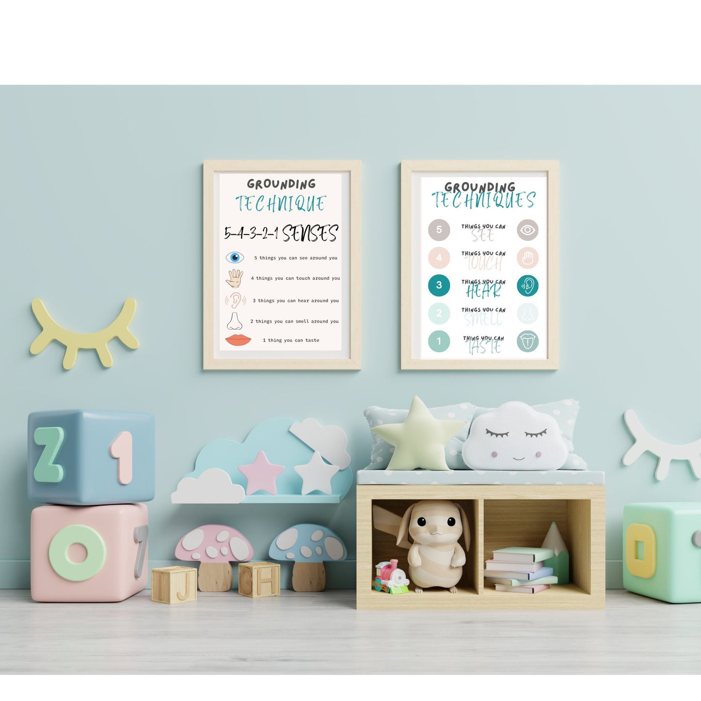 Mindfulness Breathing Toolkit: Flashcards & Posters