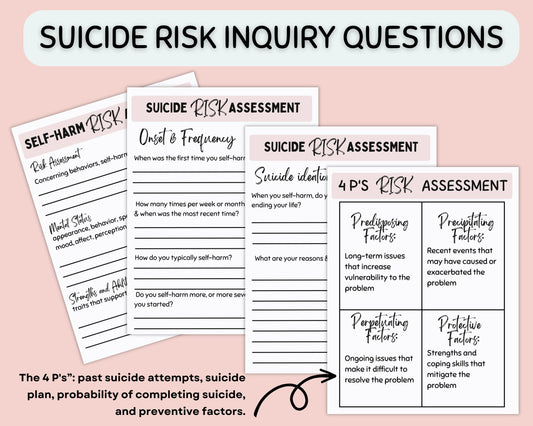 Suicide Risk Assessment Toolkit: Form & Inquiry.