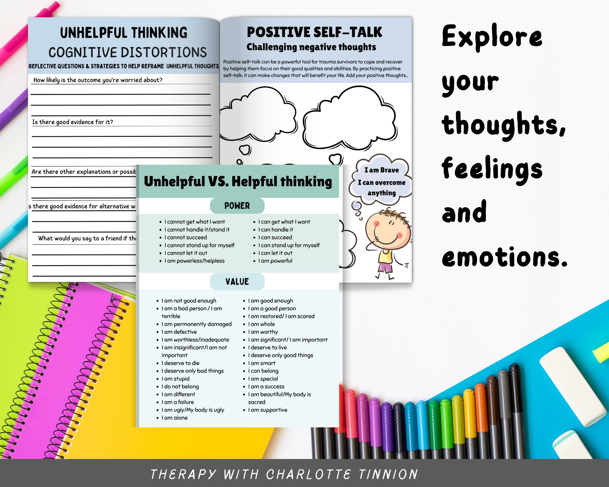 EMDR Workbook for Kids: Trauma Healing Resources.