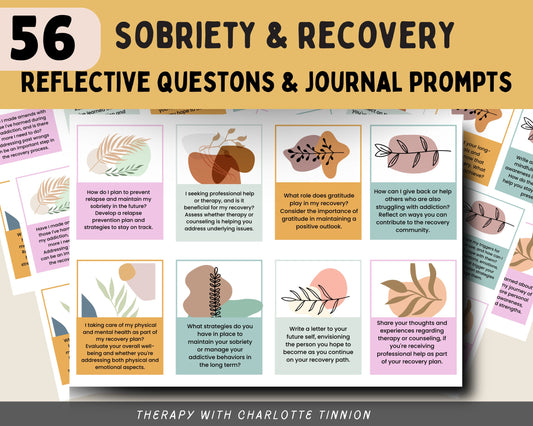 Sobriety Affirmation Flashcards: Addiction & Recovery Support.