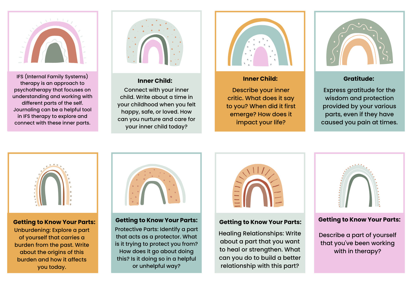 IFS Flashcards: Internal Family Systems Tools.