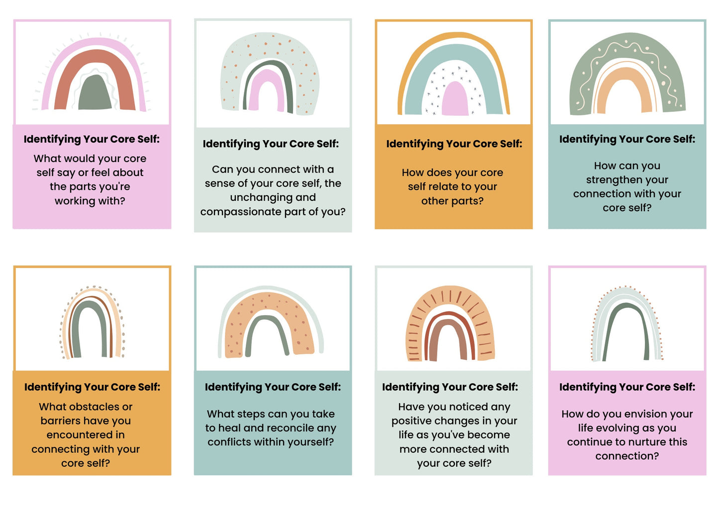 IFS Flashcards: Internal Family Systems Tools.