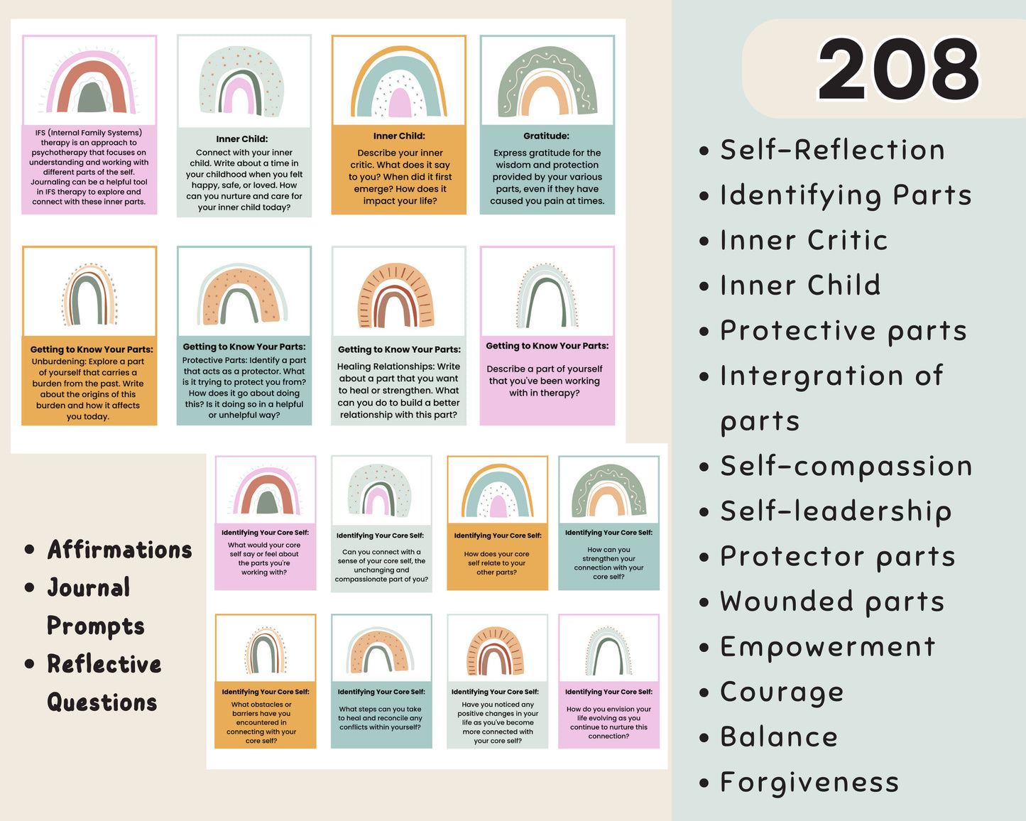 IFS Flashcards: Internal Family Systems Tools.