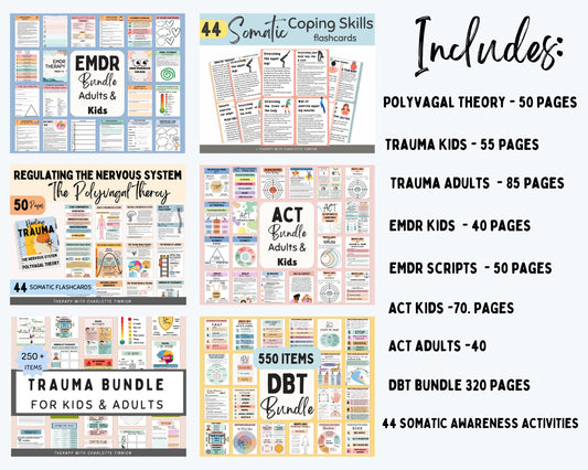 Our Mega Therapy Bundle Best Seller.