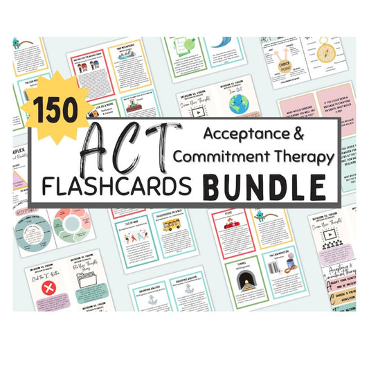 ACT Flashcards: Techniques & Core Values - Digital Prints