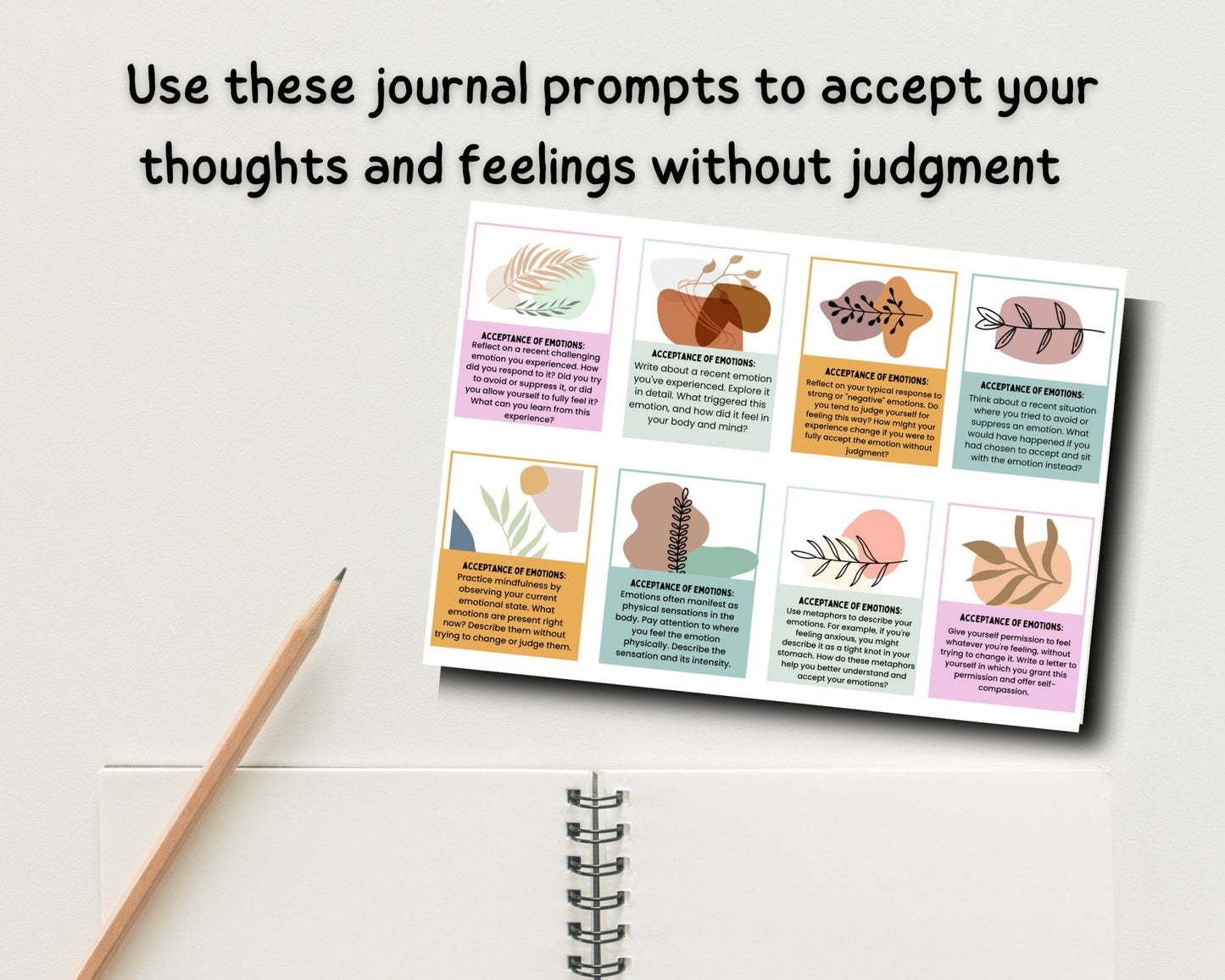 ACT Journal Prompts: Enhance Flexibility - Digital Prints