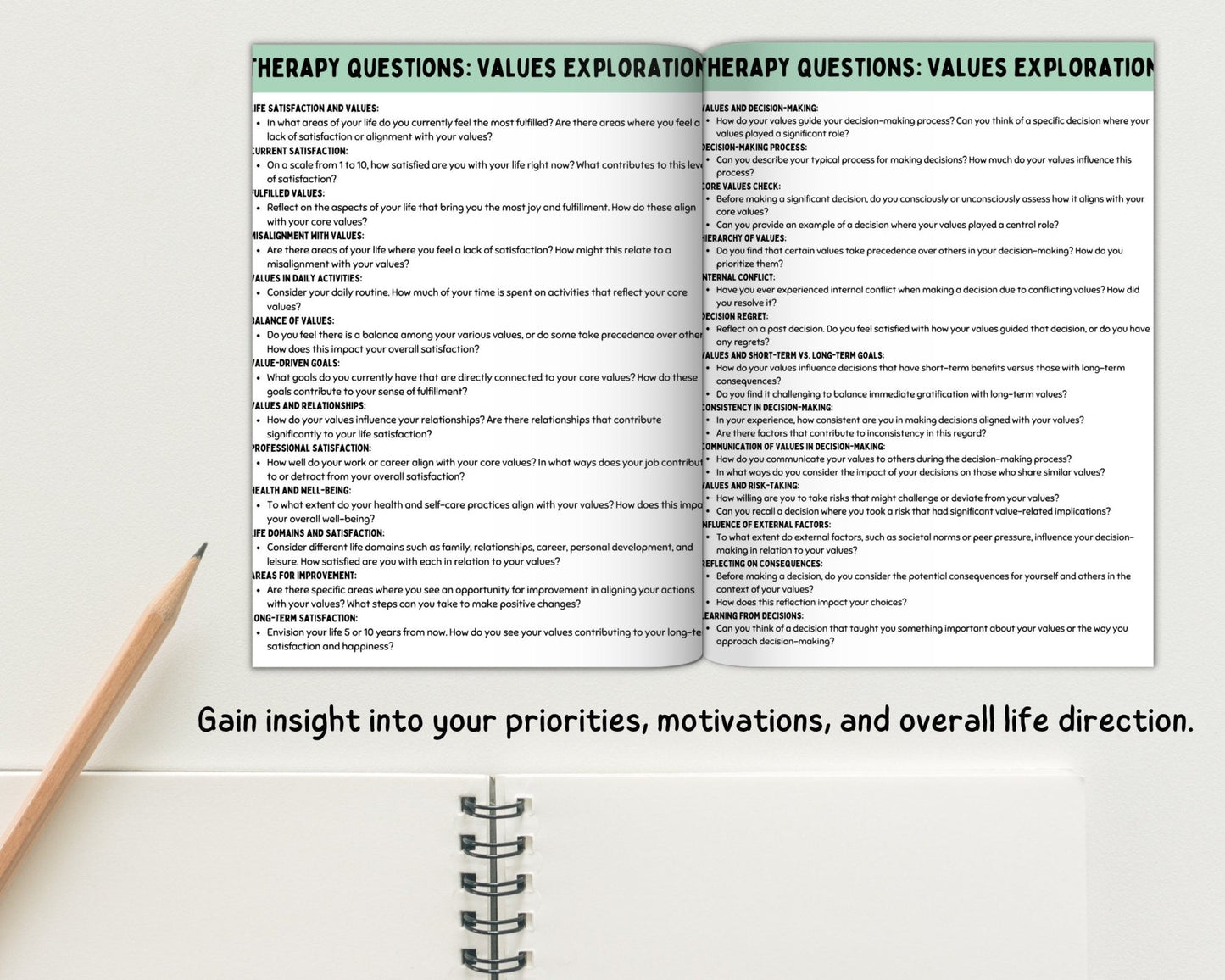 Core Beliefs & Values Exploration: CBT Toolkit - Digital Prints