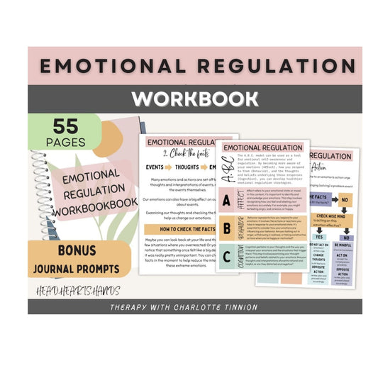 DBT Emotional Regulation Toolkit: Worksheets & Skills - Digital Prints