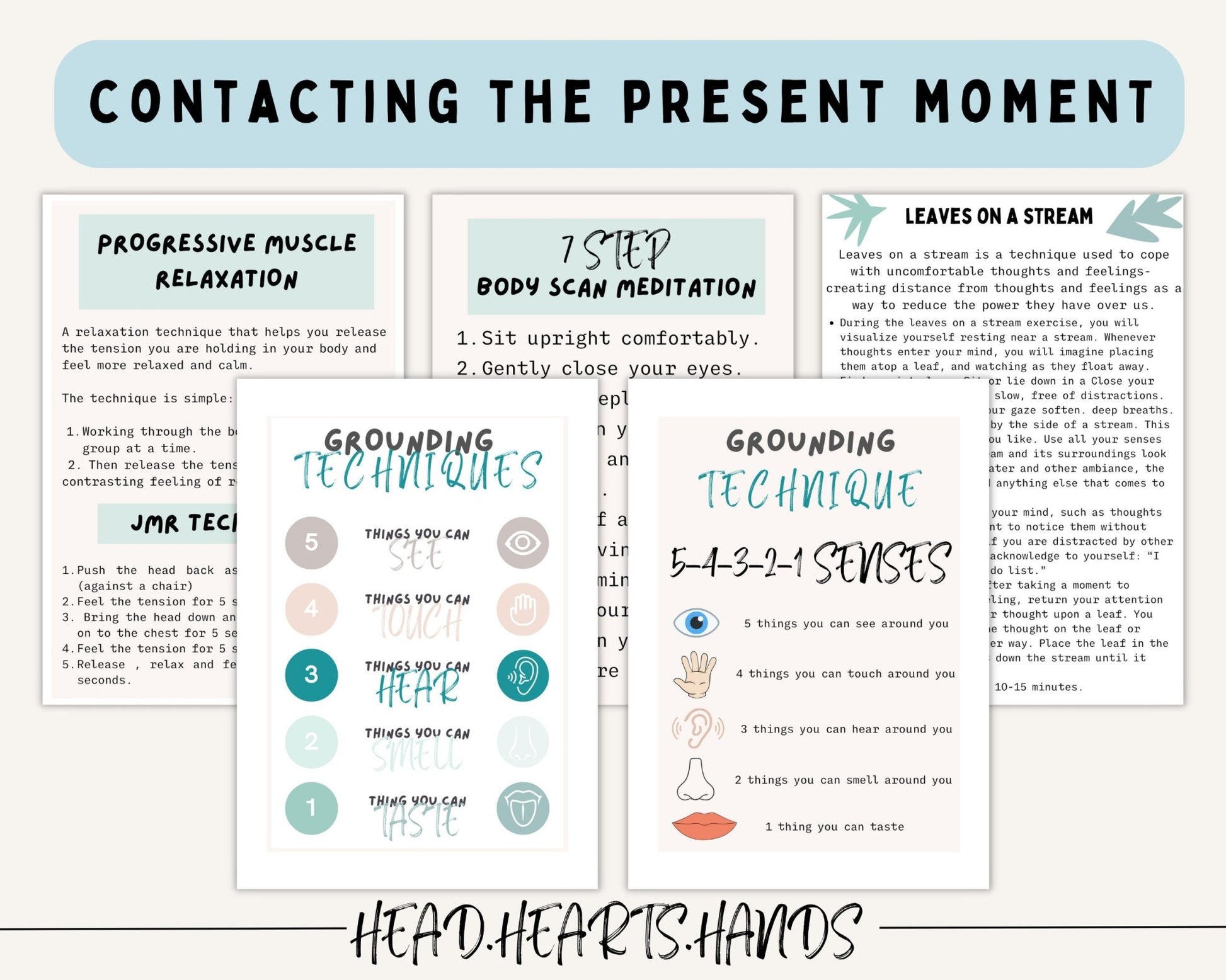 DBT Mindfulness Toolkit: Worksheets & Strategies - Digital Prints