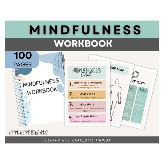 DBT Mindfulness Toolkit: Worksheets & Strategies - Digital Prints