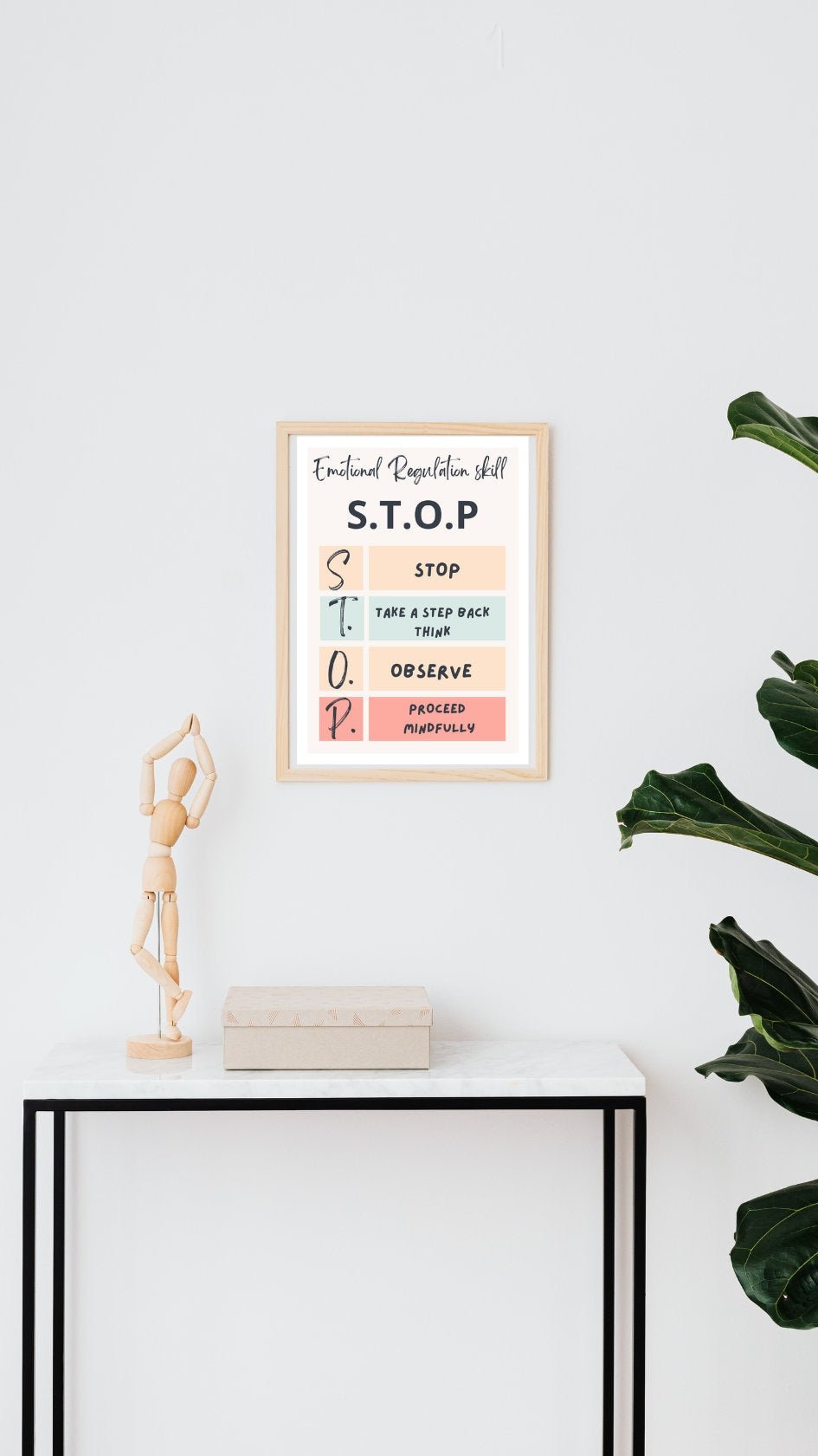 DBT Posters Bundle: Therapist Office Decor & Skills - Digital Prints