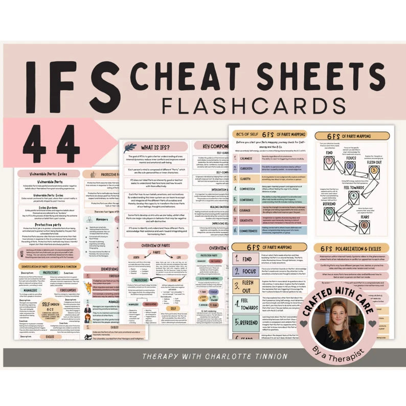 IFS Cheatsheet flashcards (44 Pages)