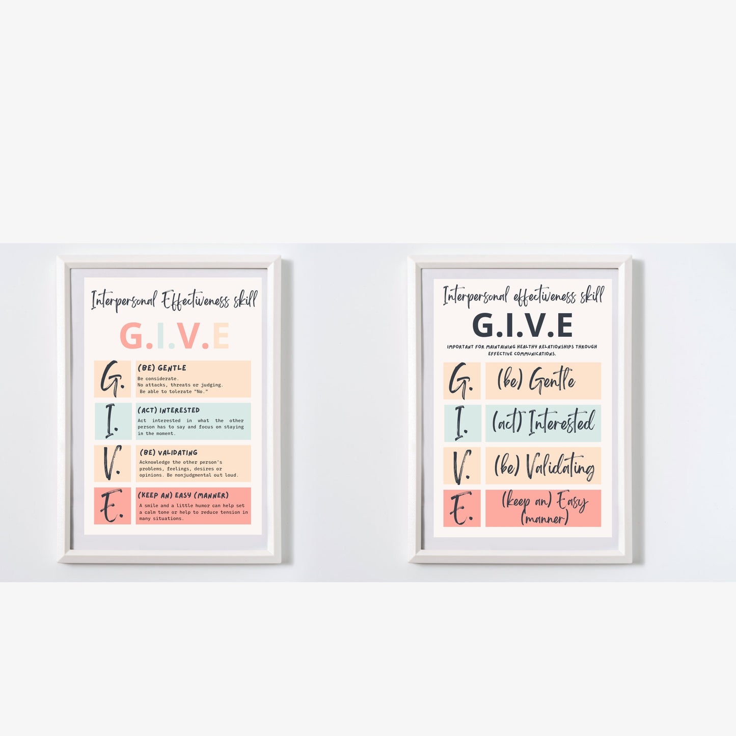 Therapy & Mental Health Poster Bundle: Office Decor