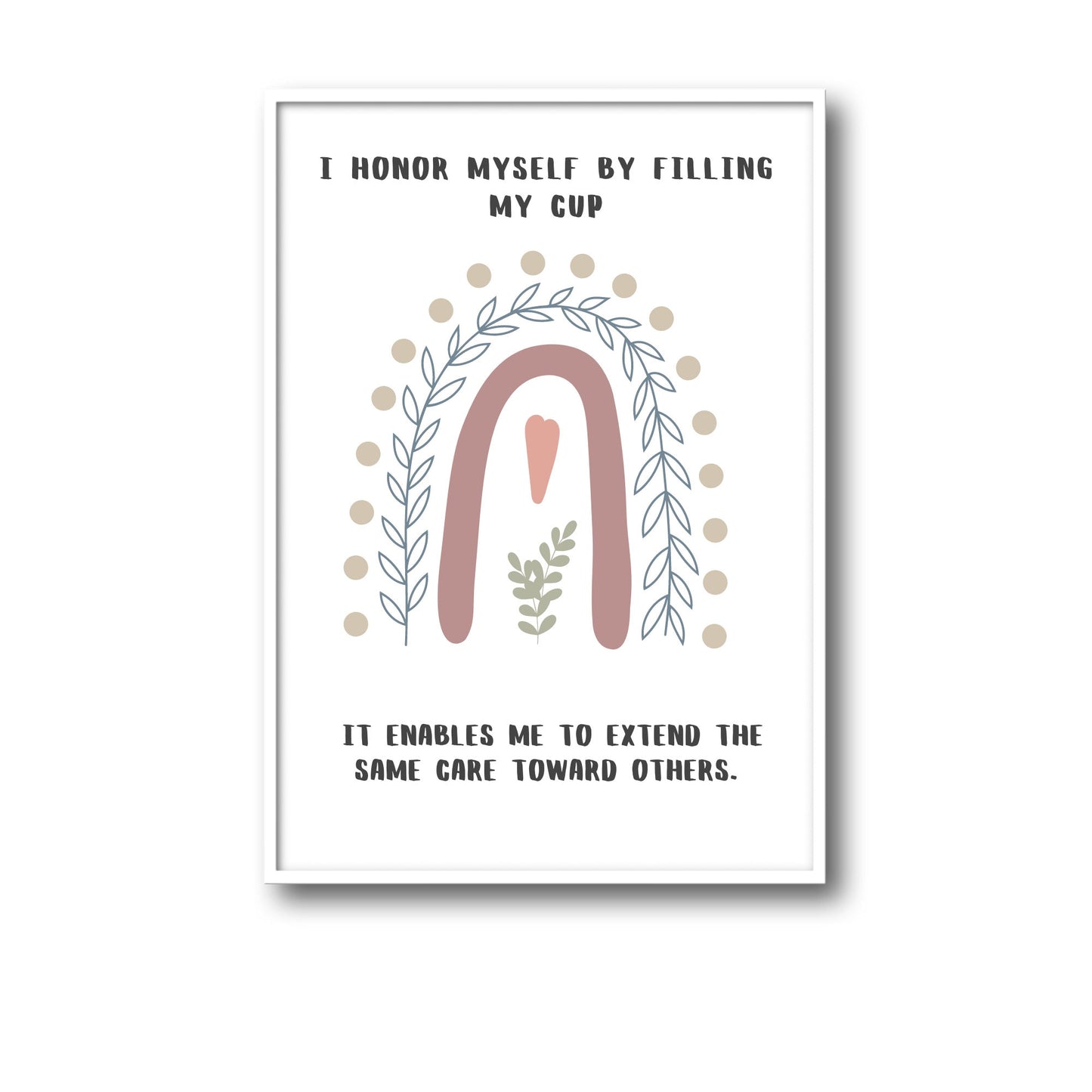 Therapist Affirmation Wall Art: Office Decor
