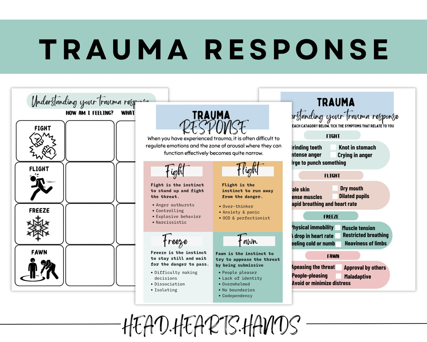 Trauma Psychoeducation Workbook: Worksheets & Healing.