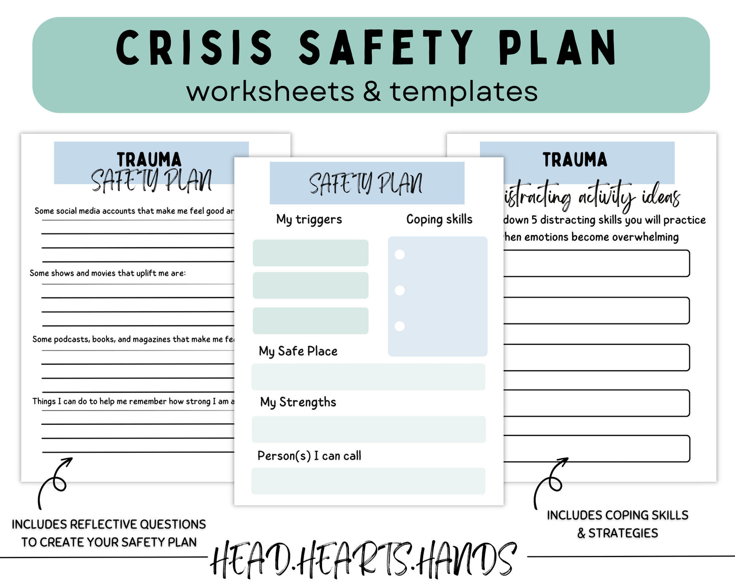 Trauma Toolkit: Worksheets, Therapy & Healing.