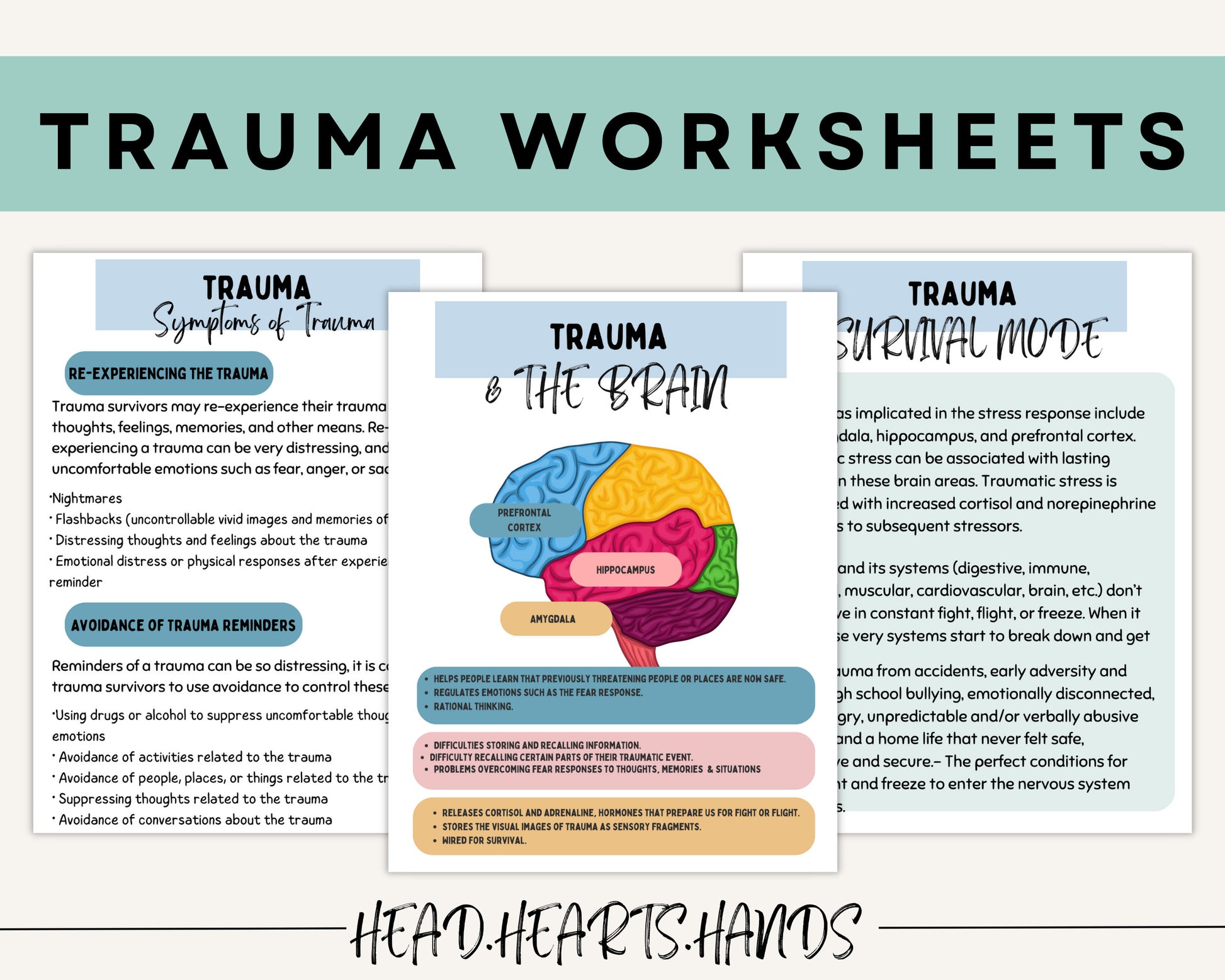 Trauma Toolkit: Worksheets, Therapy & Healing.