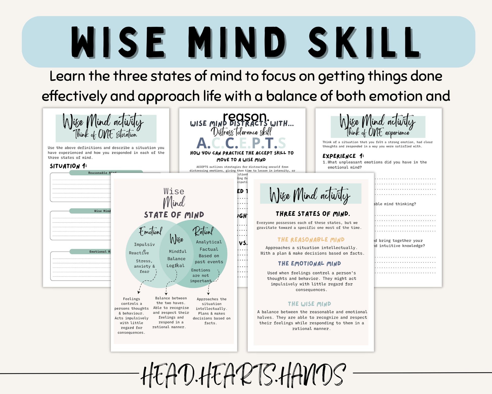 Wise Mind & DBT Toolkit: Mindfulness & Emotional Response.