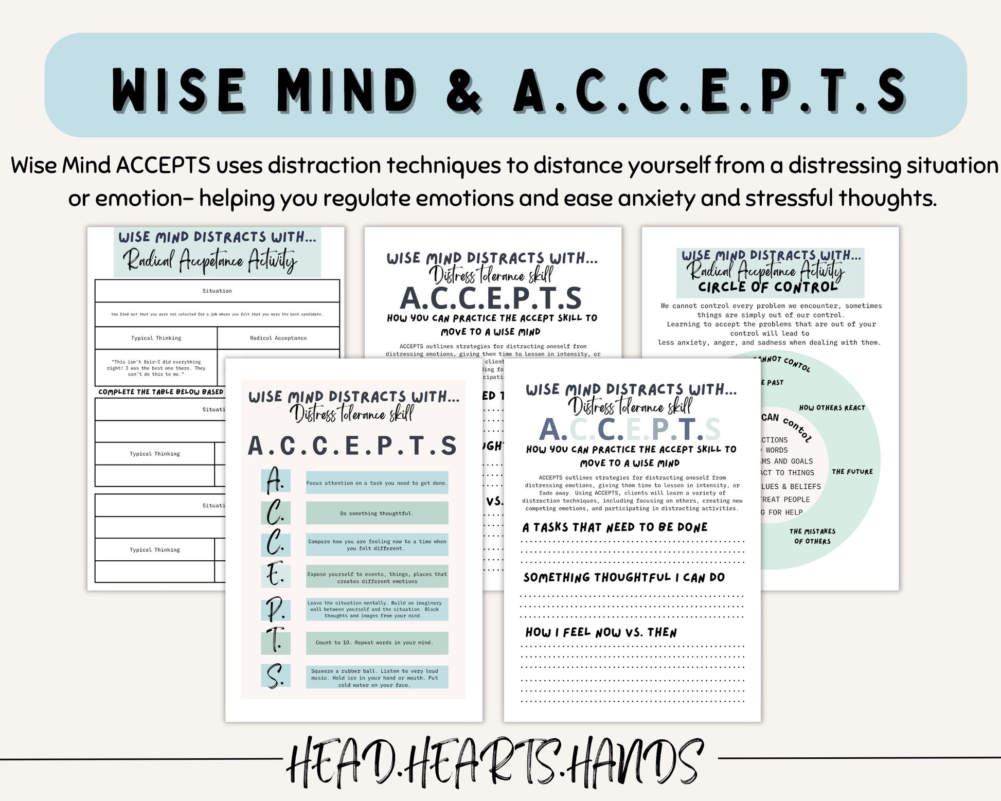 Wise Mind & DBT Toolkit: Mindfulness & Emotional Response.