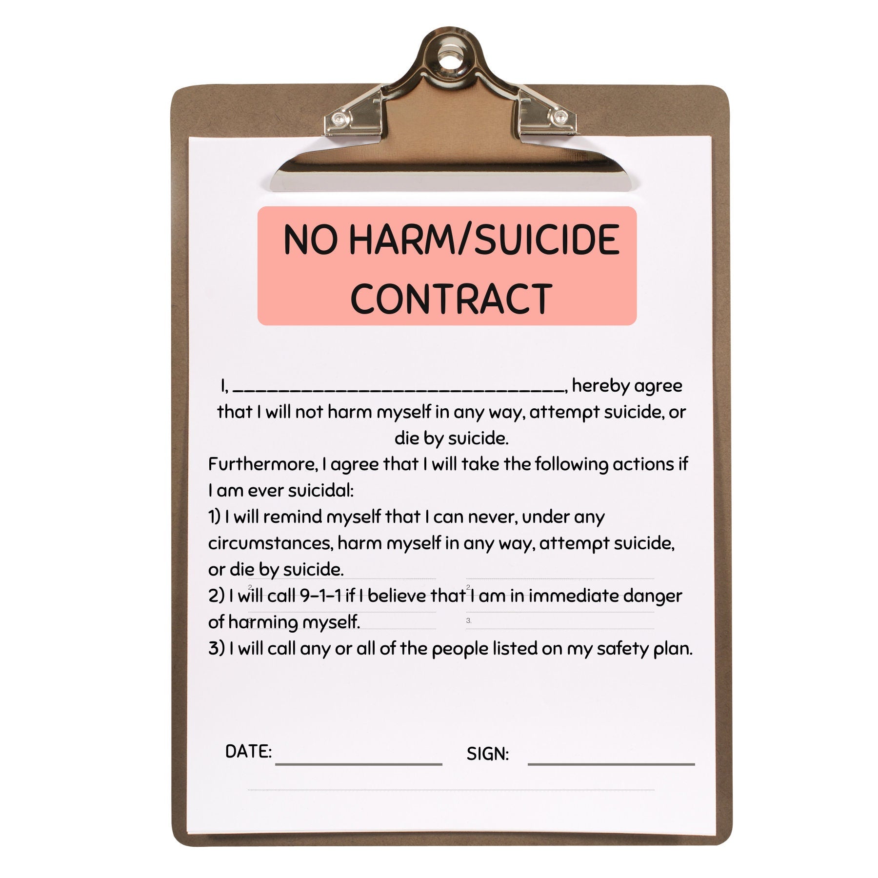 Suicide Risk Assessment Toolkit: Form & Inquiry.