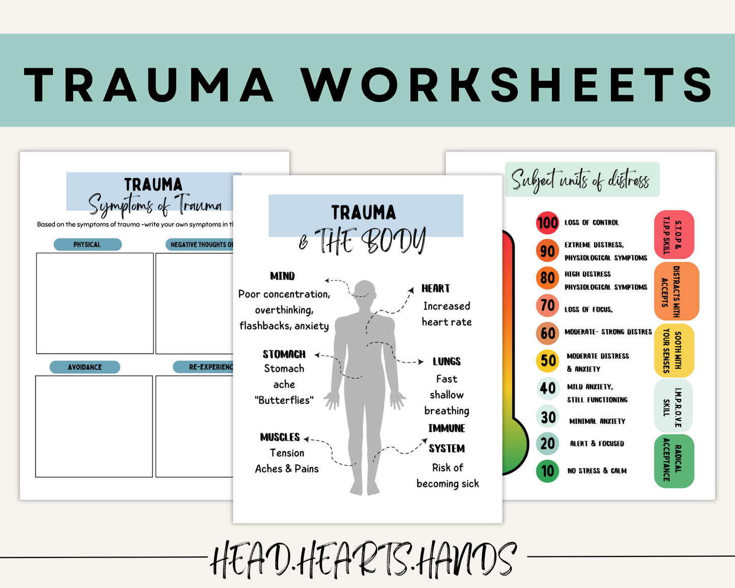 Trauma Toolkit: Worksheets, Therapy & Healing.