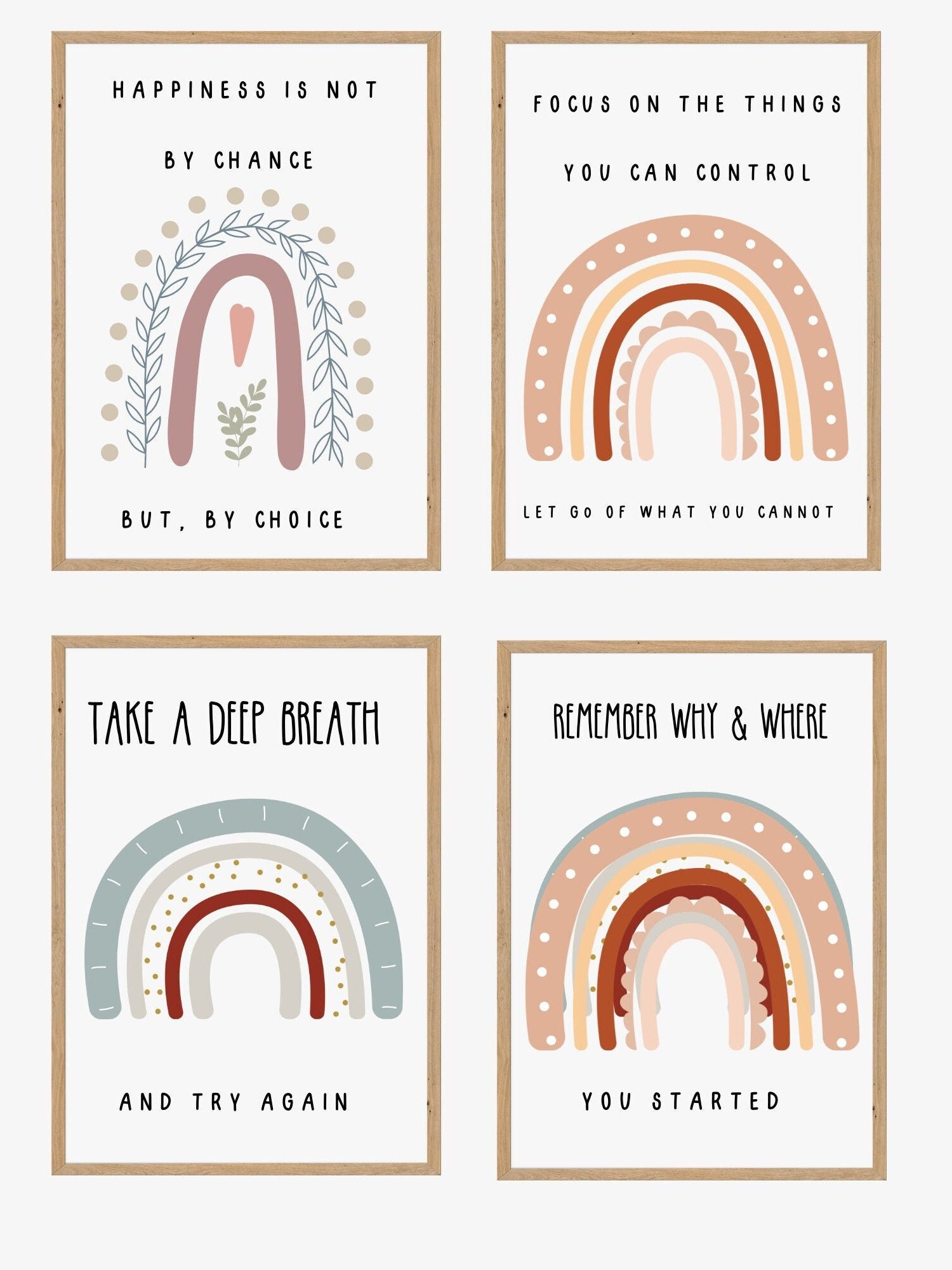 Motivational Therapy Poster Pack: Office Decor.