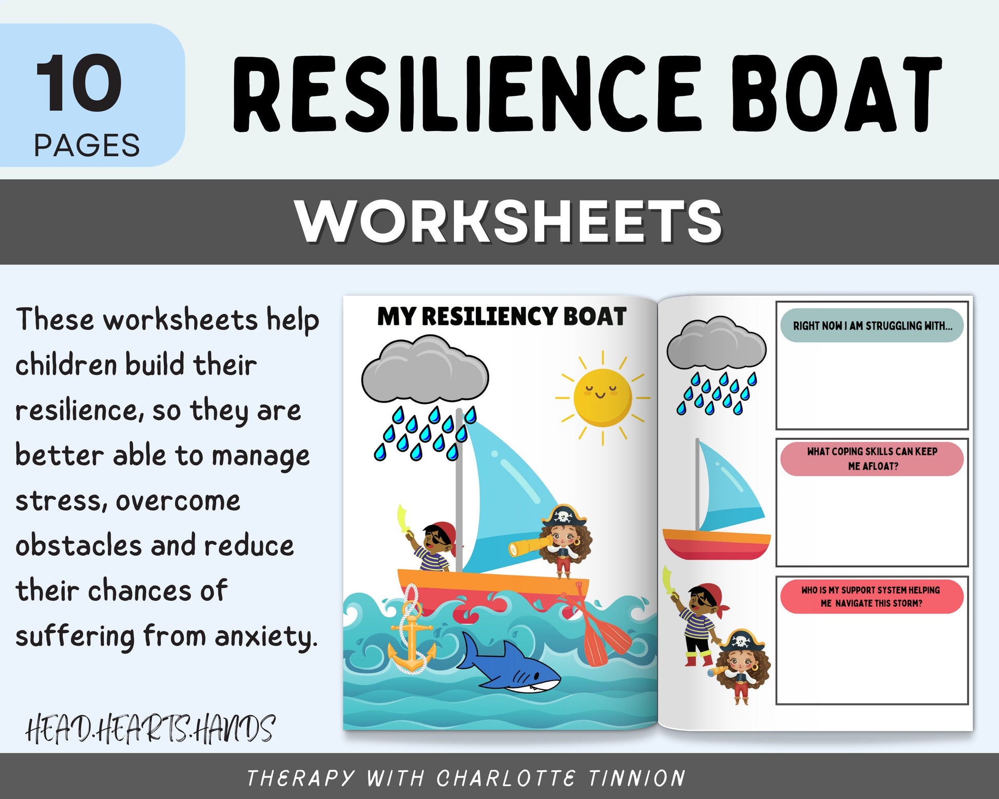 Resilience Worksheets for Kids: SEL & Coping Skills.