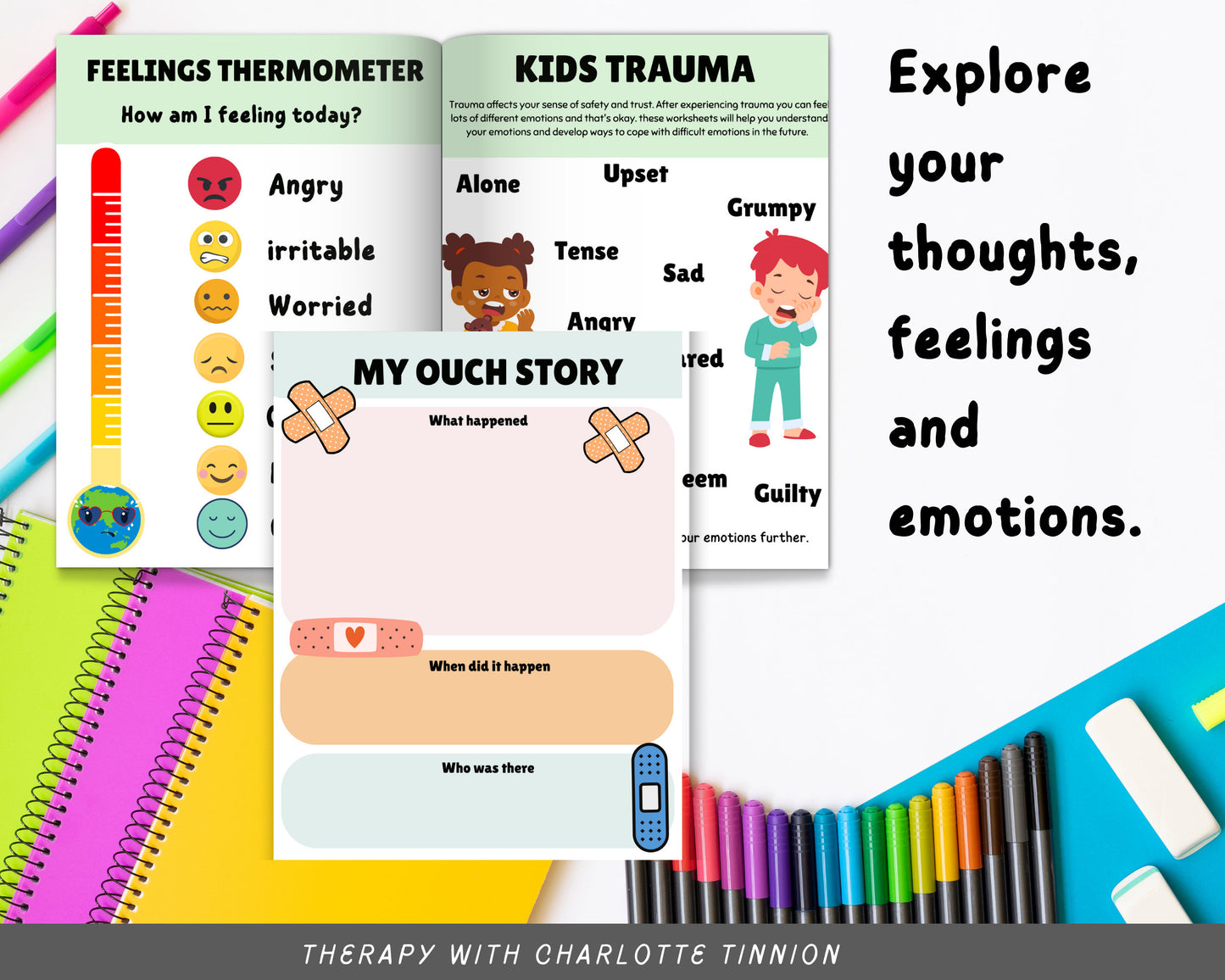 Kids Trauma Workbook: Narrative Therapy & Safety Plan.