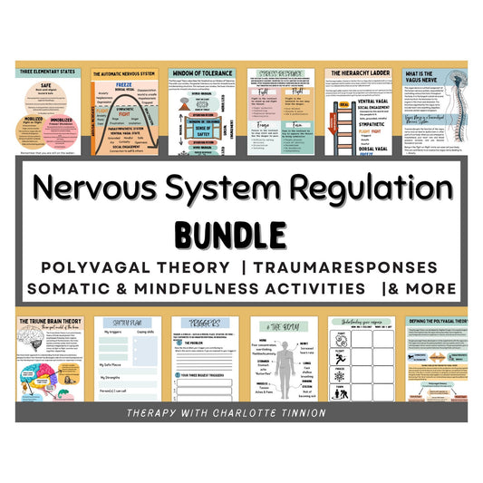 Nervous System Regulation Workbook: Trauma Therapy.