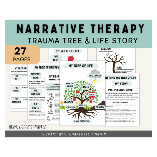 Narrative Therapy & Trauma Toolkit: Worksheets & Relief.
