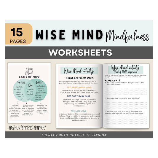 Wise Mind & DBT Toolkit: Mindfulness & Emotional Response.