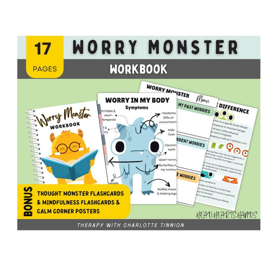 Worry Monster Toolkit for Kids: Anxiety Relief & SEL.