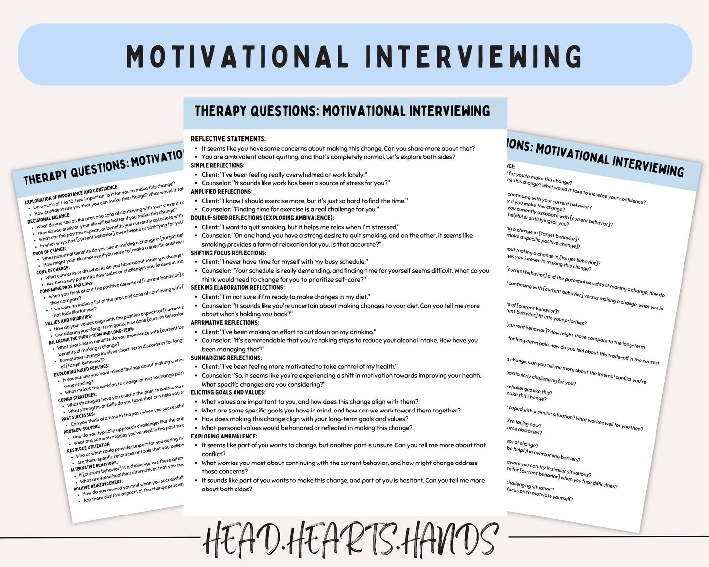 Therapy Session Toolkit: Questions & Interventions.