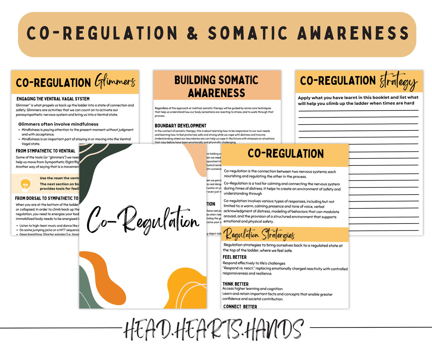 A psychoeducation page explaining Polyvagal Theory and co-regulation techniques for improved emotional safety.